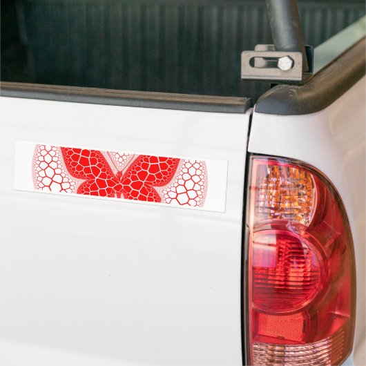 Red Butterfly Bumpersticker (Op Truck)