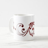 Red Butterfly Koffiemok (Voorkant links)