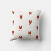 Red Butterfly Kussen (Achterkant)