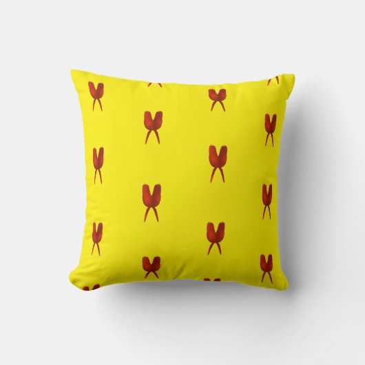 Red Butterfly Kussen (Voorkant)