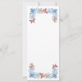 Red Butterfly Orchid Matte 4 x 9,25 inch