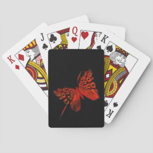 Red Butterfly Pokerkaarten