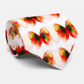 Red Butterfly Stropdas (Opgerold)