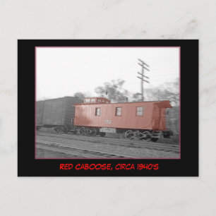 Red Caboose, carte postale des années 1940