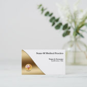 Red caduceus visitekaartje (Staand voorkant)