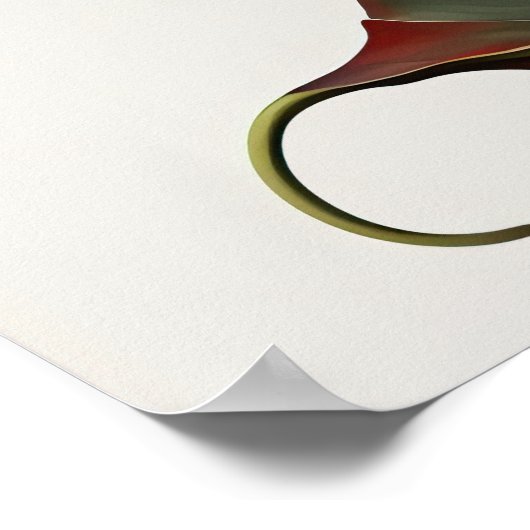 Red Calla Lilies Lily Art Imprimer Poster (Coin)