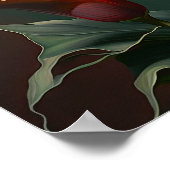 Red Calla Lilies Lily Art Imprimer Poster (Coin)