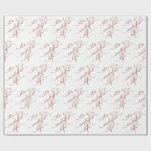 Red Calligraphy Script Het is een geweldig leven Cadeaupapier (Vlak)