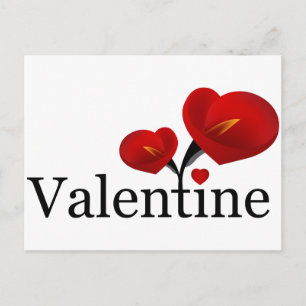 Red Cally Lilly Valentijn Briefkaart