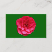 Red Camelia II - Grass Green Visitekaartje (Achterkant)