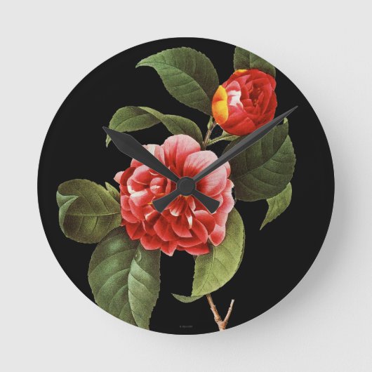 Red Camellia, 1833 Ronde Klok (Voorkant)