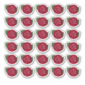 Red Camellia Sticker (Voorkant)