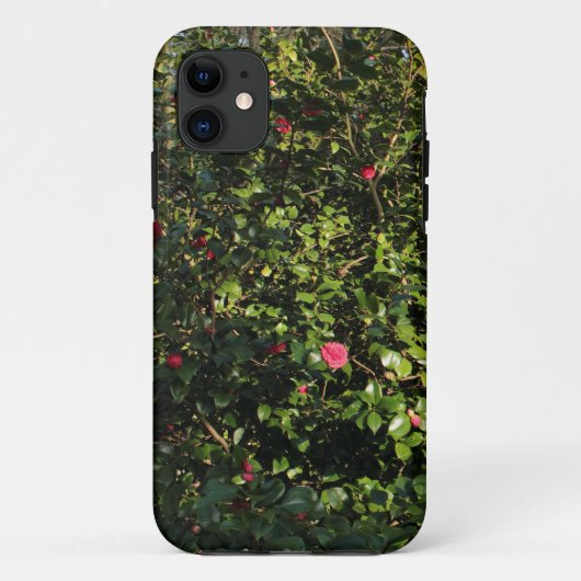 Red Camellia Struik Case-Mate iPhone Case (Achterkant)