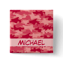 Red Camo Camouflage Name Persoonlijk