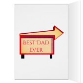 Red  Camper Truck Happy Vaderdag Kaart (Binnen (Links))