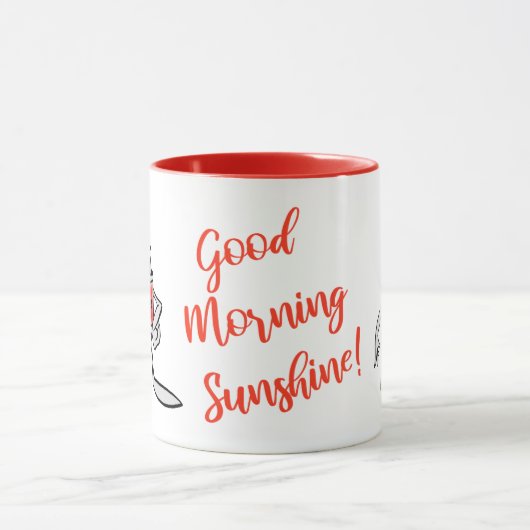 Red Can Creature Coffee Mug (Centre)