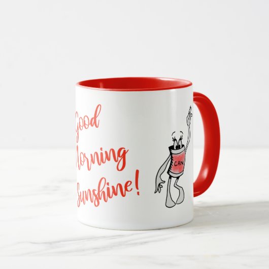Red Can Creature Coffee Mug (Devant droit)