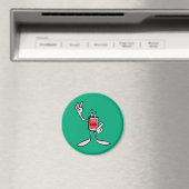 Red Can Creature Kitchen Fridge Magnet Magneet (Insitu (Vaatwasser))