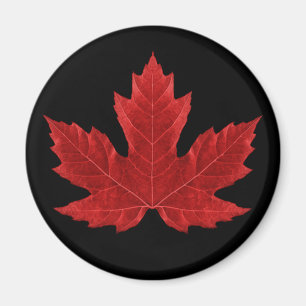 Red Canadian Maple Leaf Magnet Magneet