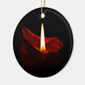 Red Candle Ornament (Links)