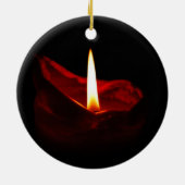 Red Candle Ornament (Achterkant)