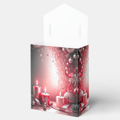 Red Candles Decorative Christmas Holiday Gift Box Bedankdoosjes (Geopend)
