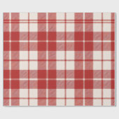 Red Candy Cane Cadeaupapier (Vlak)