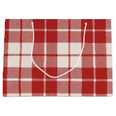 Red Candy Cane Groot Cadeauzakje (Voorkant)