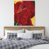 Red Canna 1923 Georgia O'Keeffe olieverf Print (Insitu (Slaapkamer))