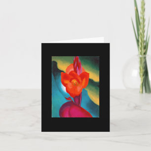 Red Canna, Georgia O'Keeffe, Schone Kunsten Kaart