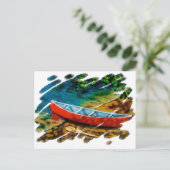 RED CANOE BRIEFKAART (Staand voorkant)