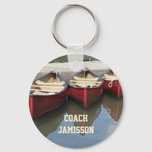 Red Canoes Coach Persoonlijke Sleutelhanger (Sleut (Voorkant)
