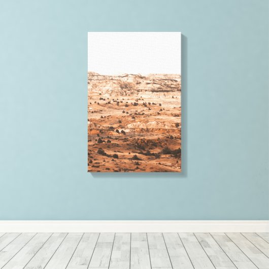 Red Canyon landschap Canvas Afdruk (Insitu (Houten vloer))