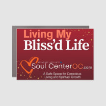 Red Car Door Magnet - Living My Bliss's Life