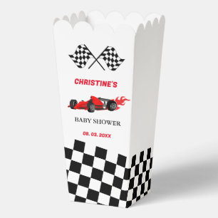 Red Car Race Baby shower Bedankdoosjes