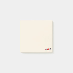 Red Car Racing Emoji Post-it® Notes