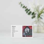 Red Car Visitekaartje (Staand voorkant)