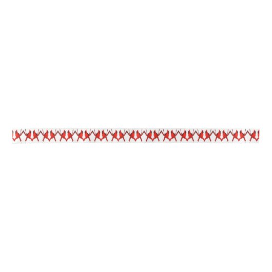 Red Cardinaal Patterned Lint (Voorkant)