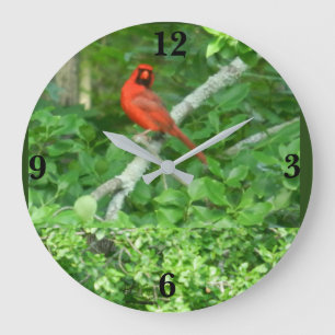 RED CARDINAL clock Grote Klok