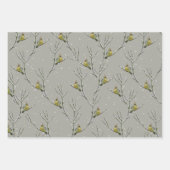 Red Cardinal Perched on a Tree Branch Wrapping pap Inpakpapier Vel (Voorkant 2)