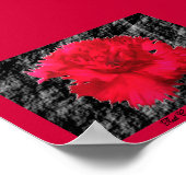 Red Carnan Floral Fantasy Print (Hoek)