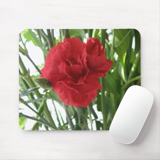 Red Carnan Mousepad Muismat (Met muis)