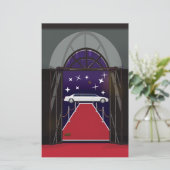 Red Carpet Celebrity Limo Briefpapier (Staand voorkant)