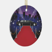 Red Carpet Celebrity Limo Keramisch Ornament (Rechts)