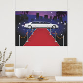 Red Carpet Celebrity Limo Poster (Keuken)