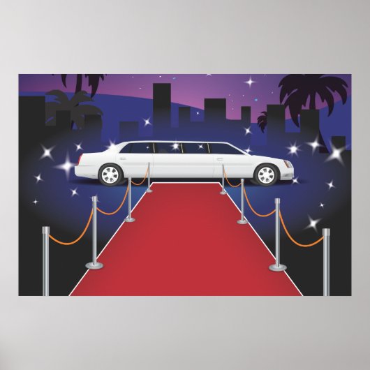 Red Carpet Celebrity Limo Poster (Voorkant)