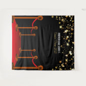 Red Carpet Hollywood Prom Achtergrond Wandkleed (Voorkant (horizontaal))