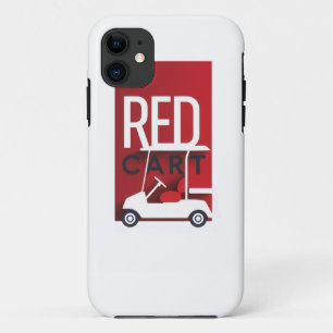 Red Cart Golf Mobile Hoesje