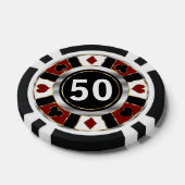 Red Casino Chip Las Vegas (Enkel)