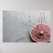 Red Cedar Natuurlijke Eco-Art Sculptuur Oblique